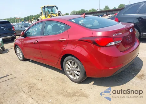 2016 Hyundai Elantra Se from USA, damaged, VIN 5NPDH4AE4GH653200